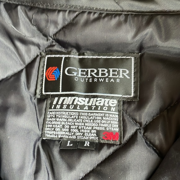 Gerber Outerwear Thinsulate insulation lined jacket reflective strips size Large - Picture 4 of 8